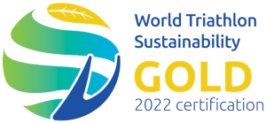 World Triathlon Sustainability Gold Certification badge